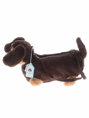 Jellycat Otto Sausage Dog Crossbody Bag with Tan Accents